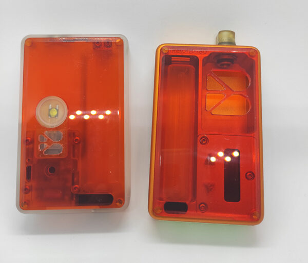Billetteria – pannelli in acrilico arancio trasparente per Billet Box