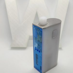 Billetteria - pannelli in acrilico azzurro per TITA