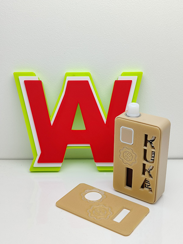 Billetteria - pannelli stampati 3D "Kuka" per Kuka